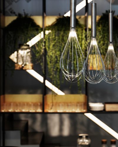 川寓 商業空間作品 法藍金點